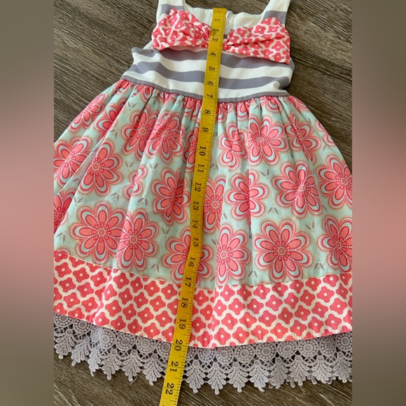 Counting Daisy’s Toddler Girls Printed Dress. - Picture 13 of 15